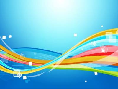 3d Colorful Wavy ppt background