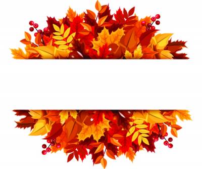 Beautiful autumn leaves ppt background