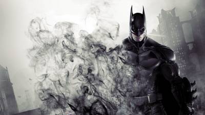 Smoke and batman ppt background