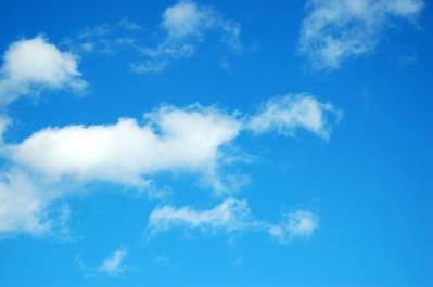 Blue sky clouds ppt background