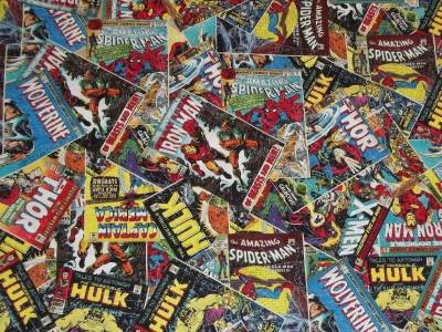 Comic book background ppt background