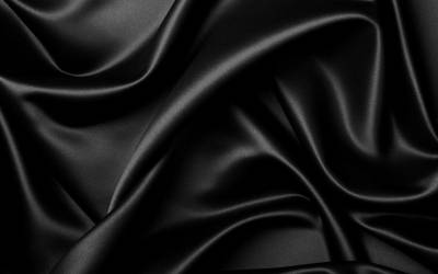 Black satin fabric ppt background