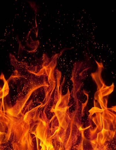 Real flame wallpapers ppt background