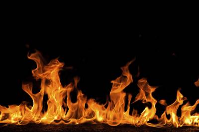 Strong flame image ppt background