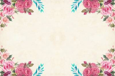 Rose desktop flower ppt background