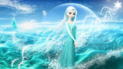Elsa frozen ppt background