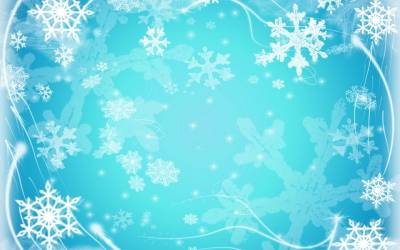 Snowflakes, cold, freeze, ppt background