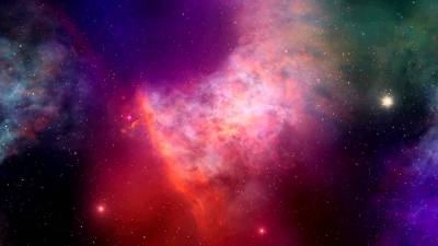 Colorful galaxy powerpoint ppt background