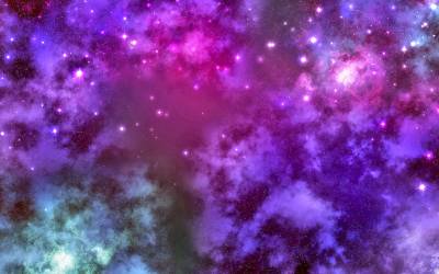 Large galaxy clouds ppt background