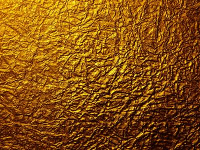 Protruding shiny gold ppt background