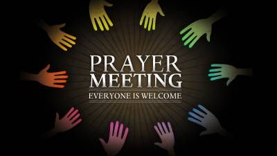 Hands prayer meeting ppt background