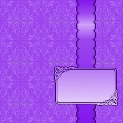 Purple blank wedding ppt background