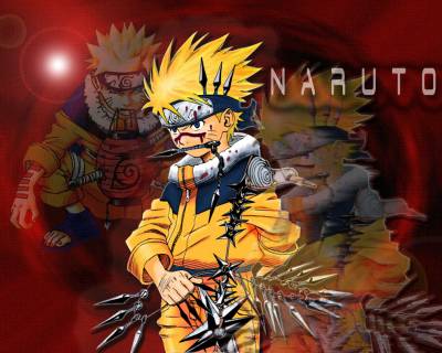 Naruto cartoon ppt background