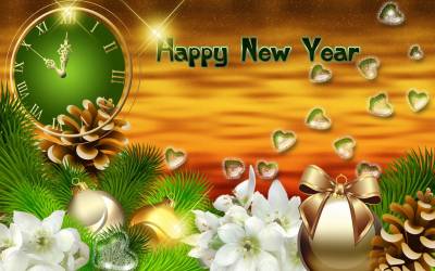 New year ppt ppt background