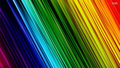 Diagonal striped rainbow ppt background