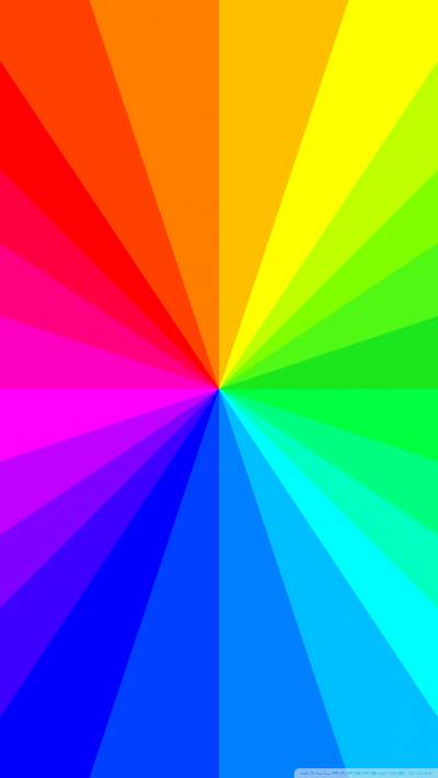 Ordered Rainbow colors ppt background