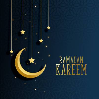 Ready ramadan message, ppt background