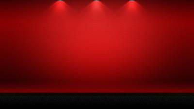 Illuminated stage red ppt background