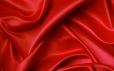 Live Red silk ppt background