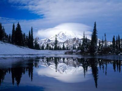 Mountain snow wallpapers ppt background