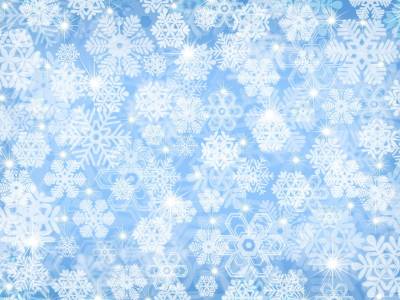Cool bright snowflake ppt background