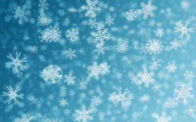 Rendering snowflake background ppt background