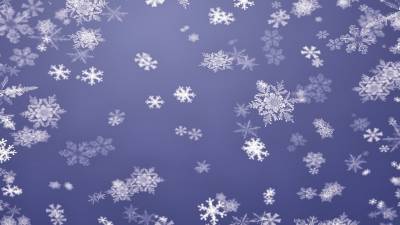 Great purple snowflake ppt background