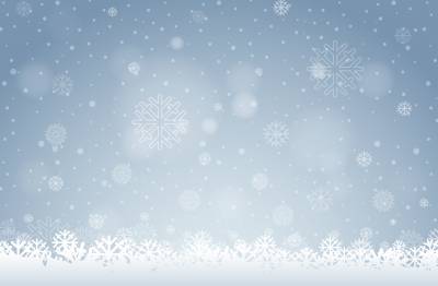 White snowflake pictures ppt background