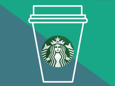 Starbucks cup ppt background