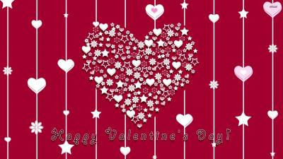 Valentines day happy ppt background