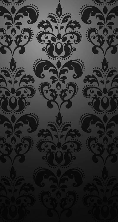 Black victorian iphone ppt background