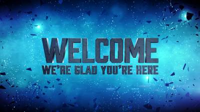 Galaxy theme welcome ppt background