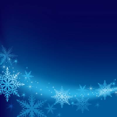 Brilliant snowflakes winter ppt background