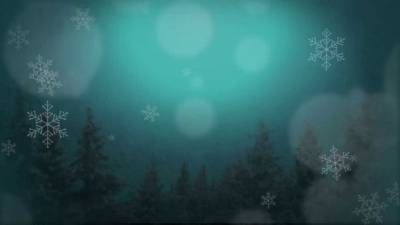Winter christmas scene ppt background