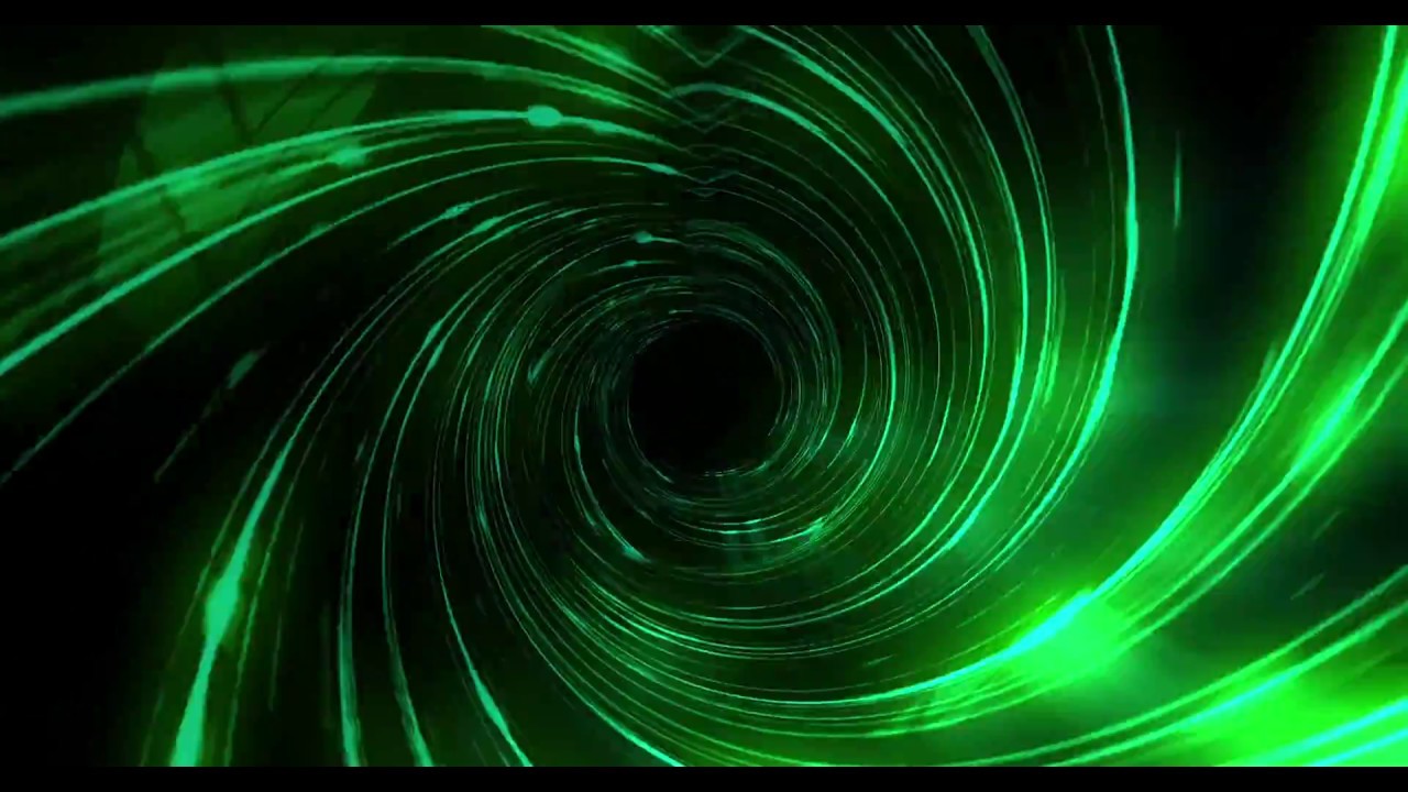 green shiny tunnel moving abstract screen motion background