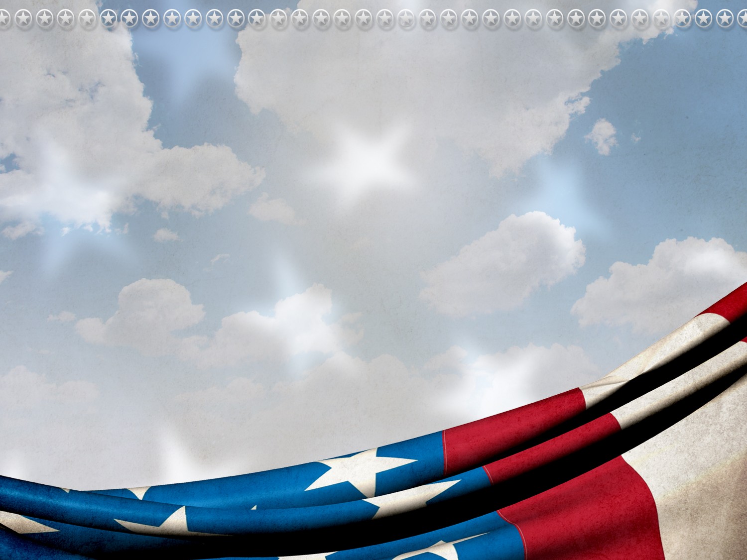 sky, clouds, hd abstract american flag, united states ppt wallpaper backgrounds