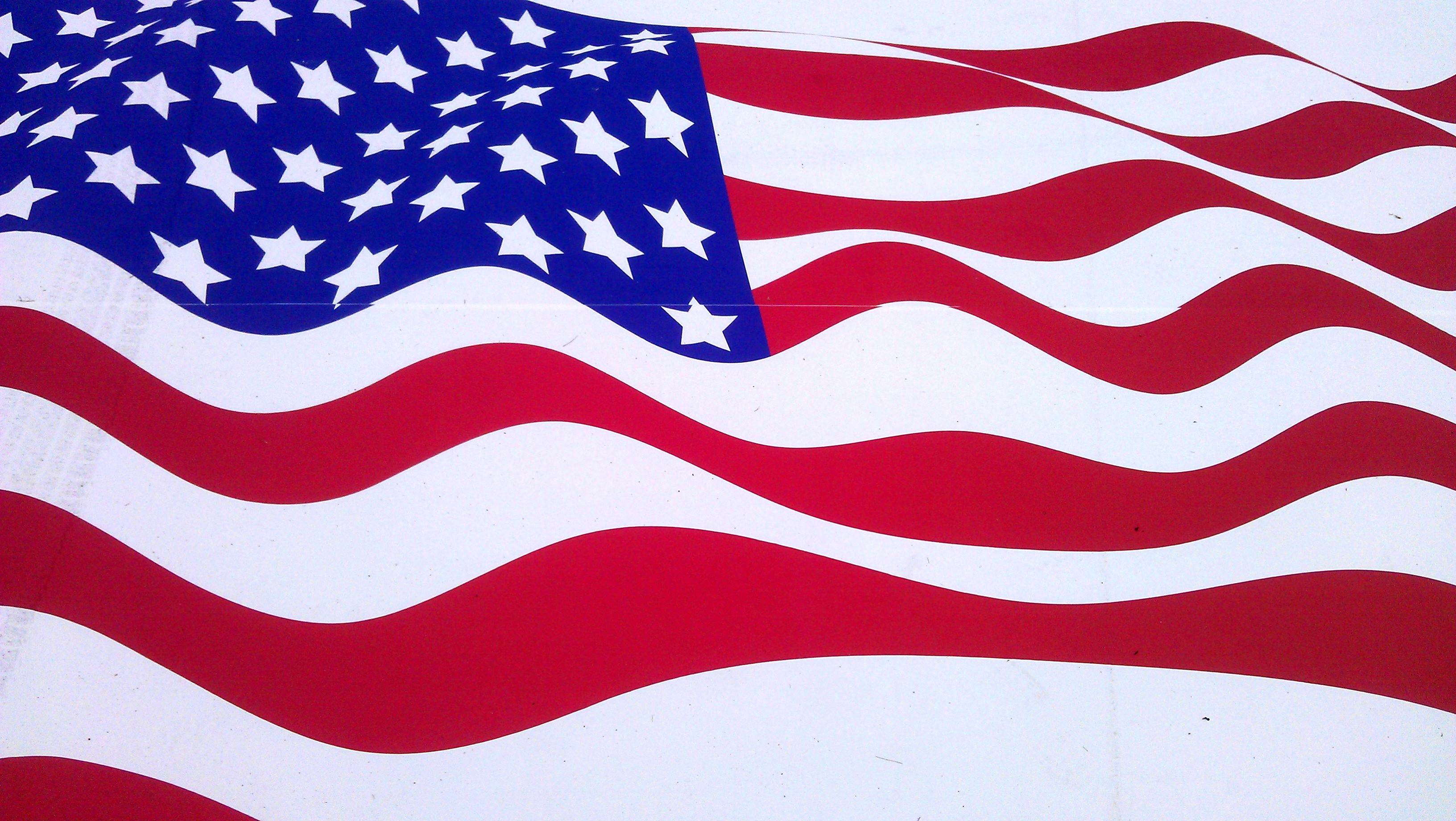 drawing american flag powerpoint background
