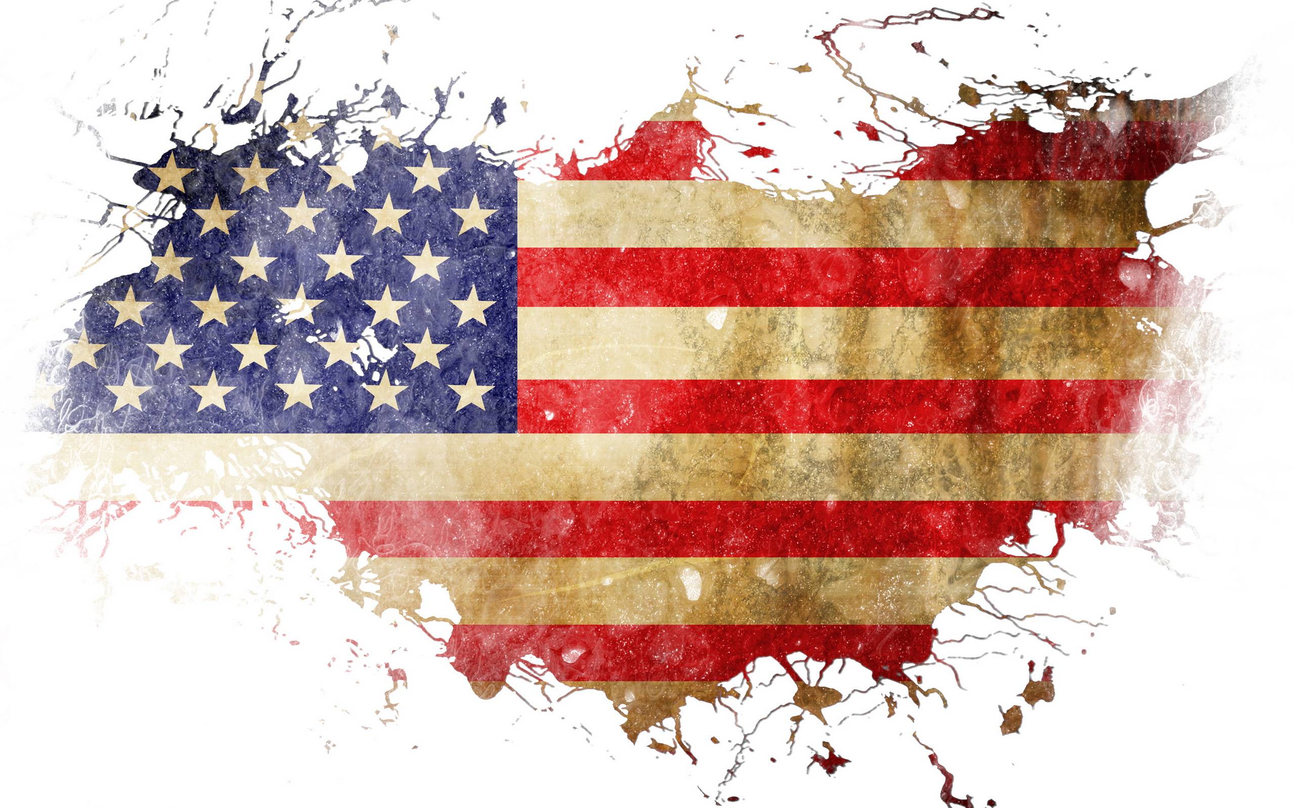 effects american flag ppt backgrounds 