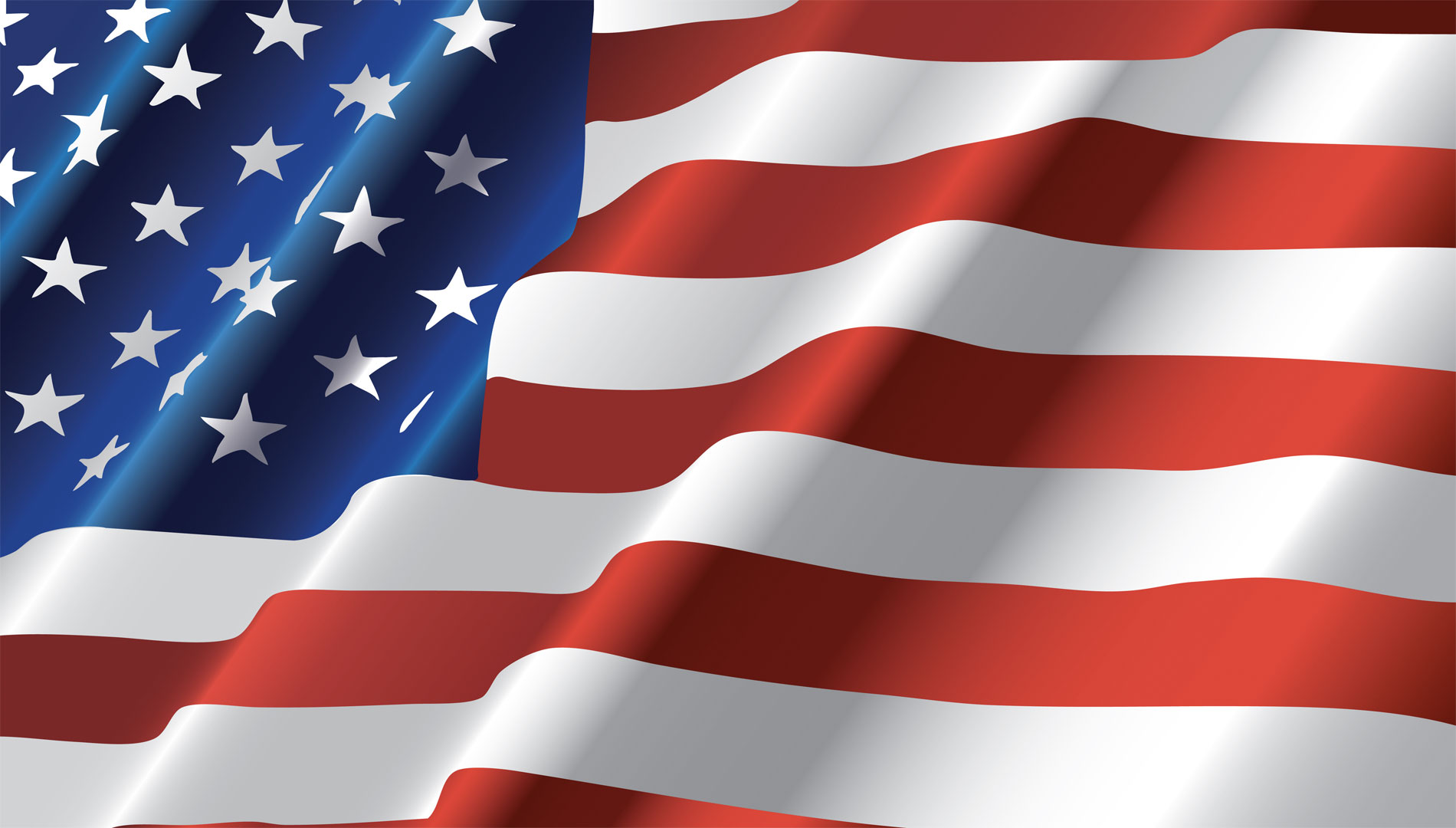 state, nation, wavy american flag background