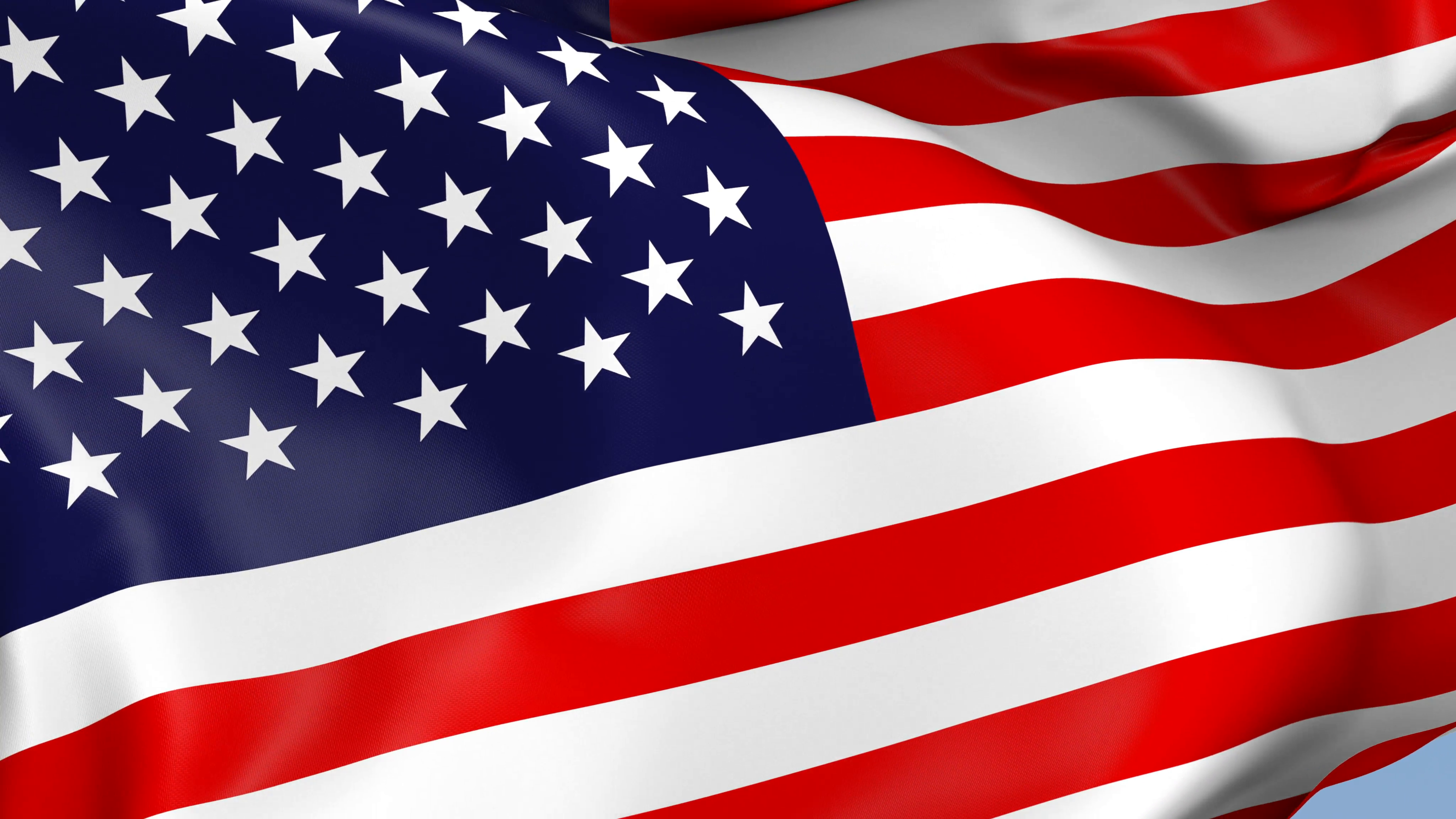 waving american flag powerpoint background