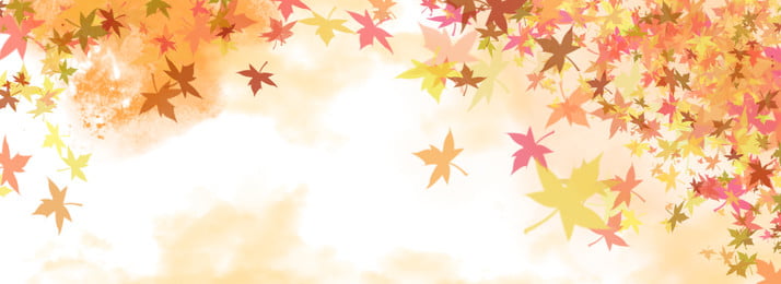 autumn ppt golden autumn leaves background maple leaf golden fall