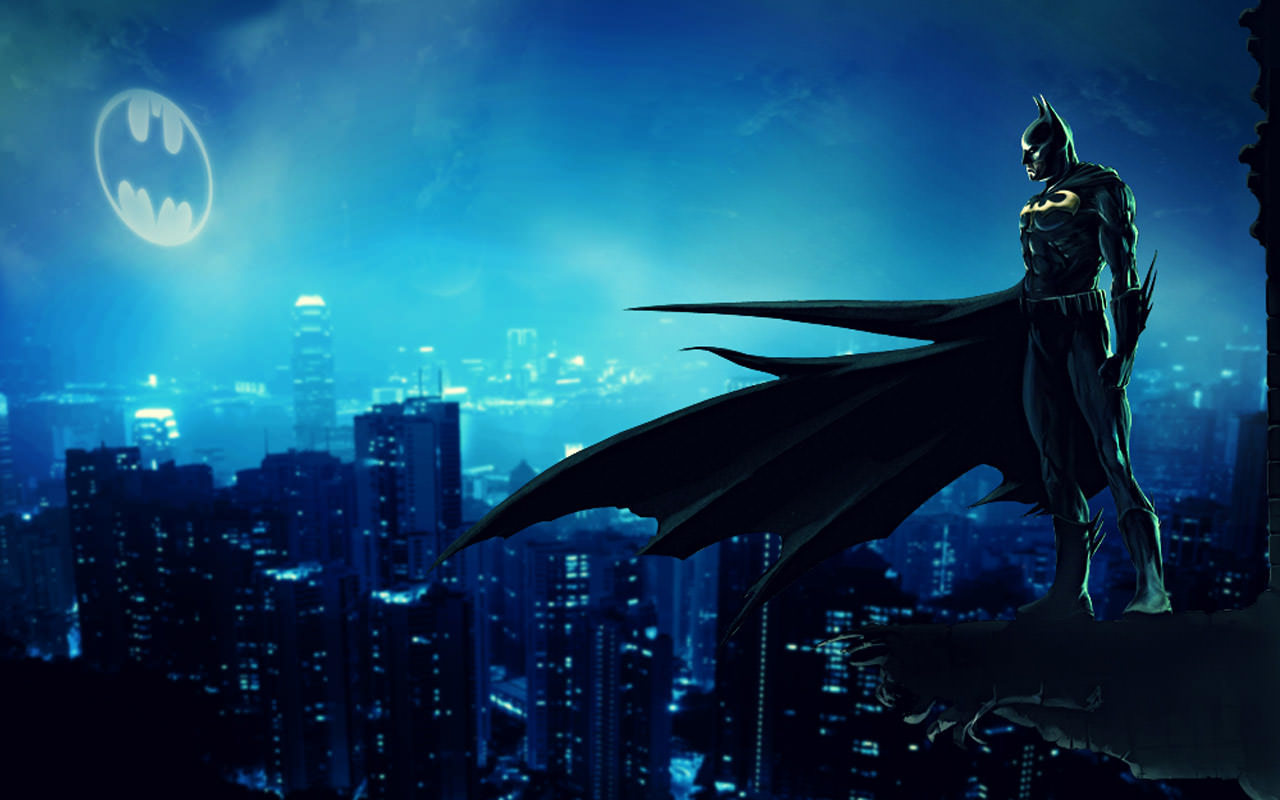 batman and sky background