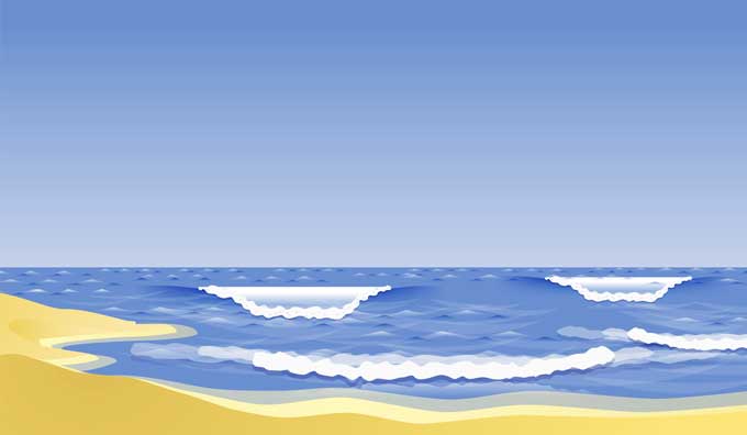beach oceans free background