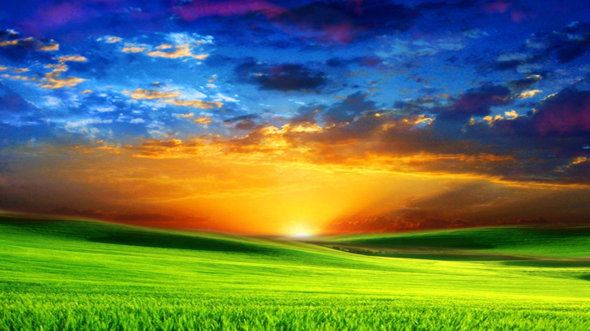 beautiful meadow, Best ppt background