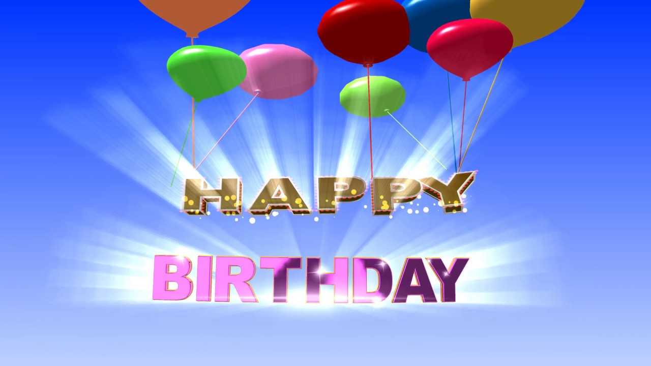 happy birthday background animation youtube