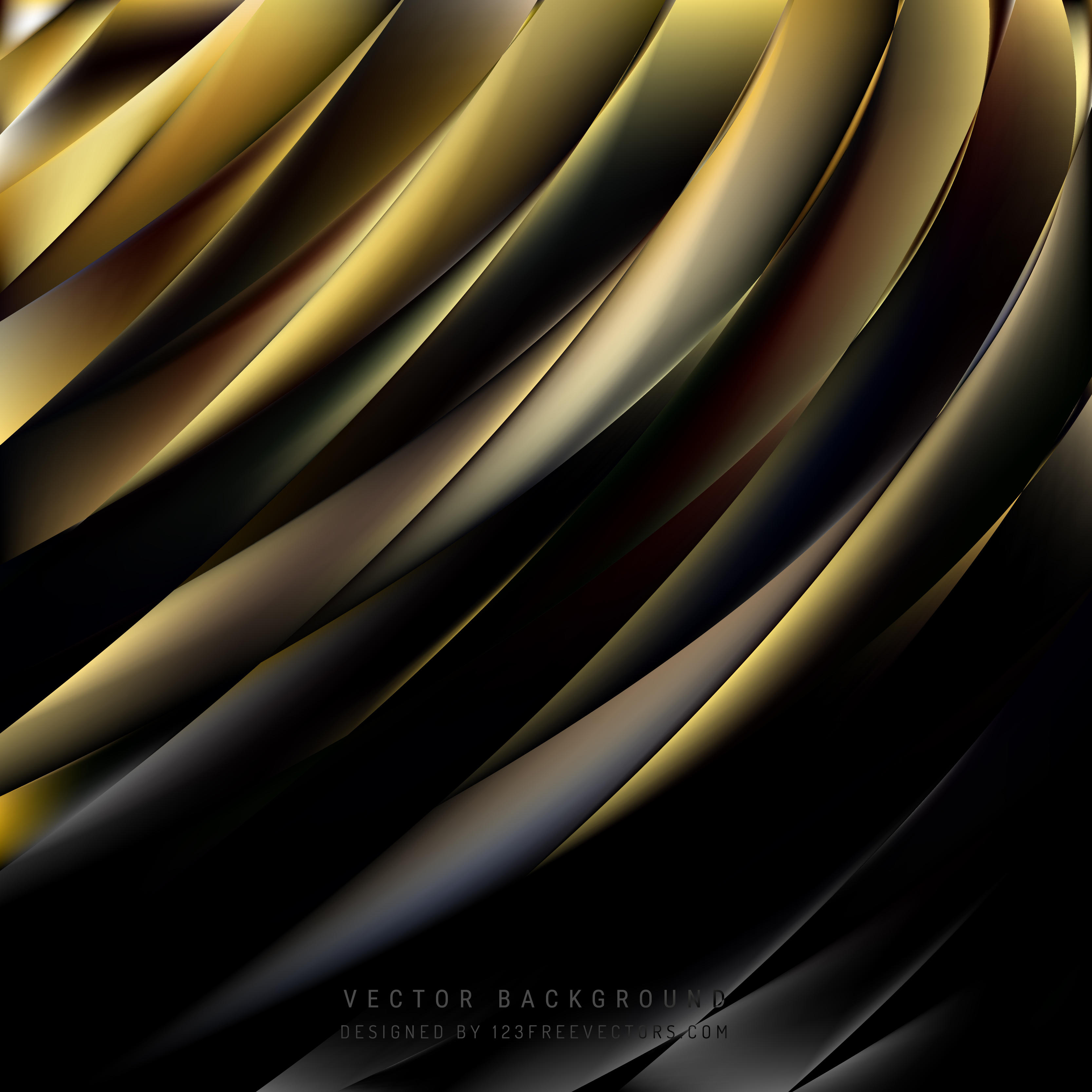 black and gold abstract black gold background vector
