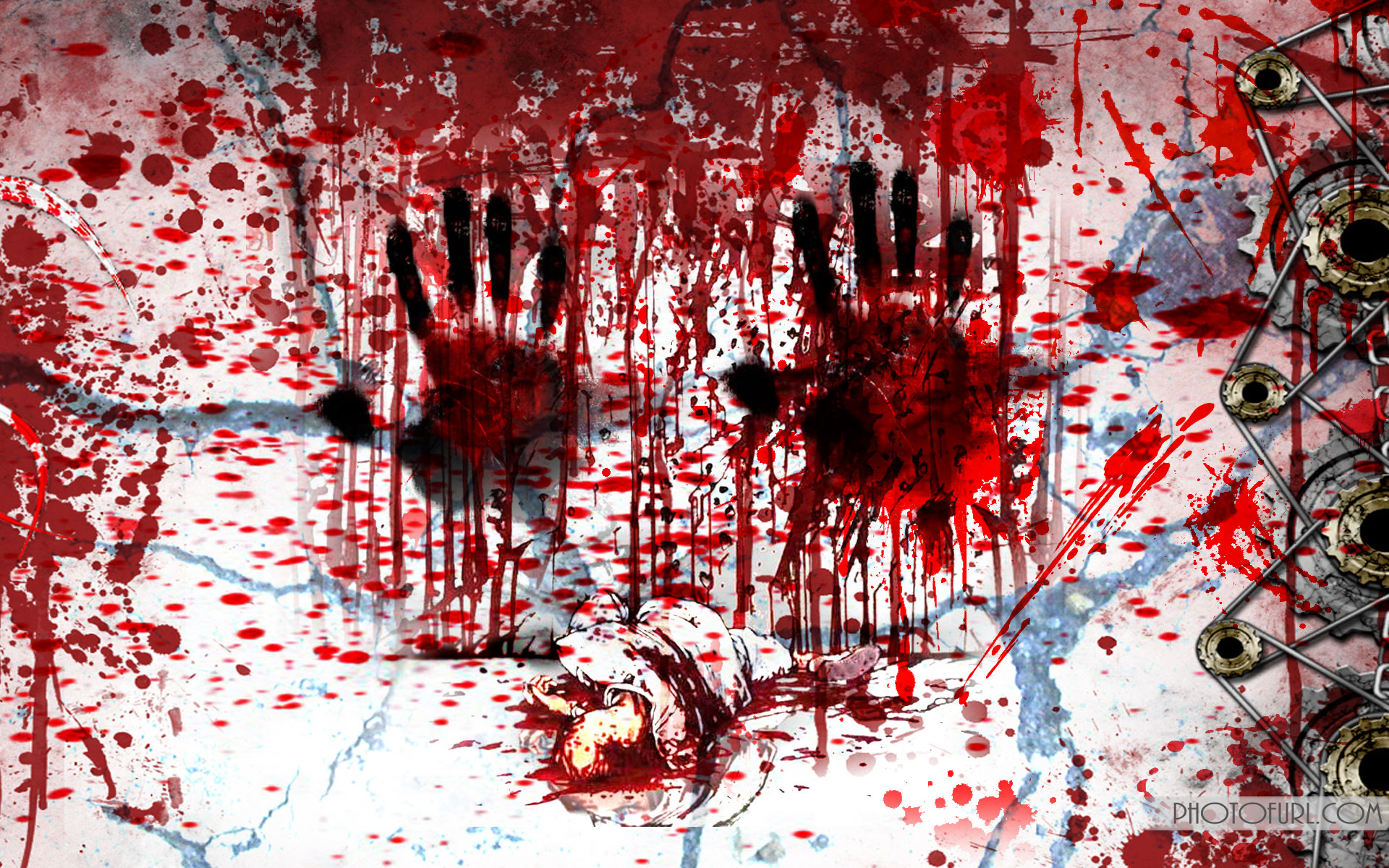 Bloody hands, cruelty, Dijital bloody hd powerpoint wallpaper