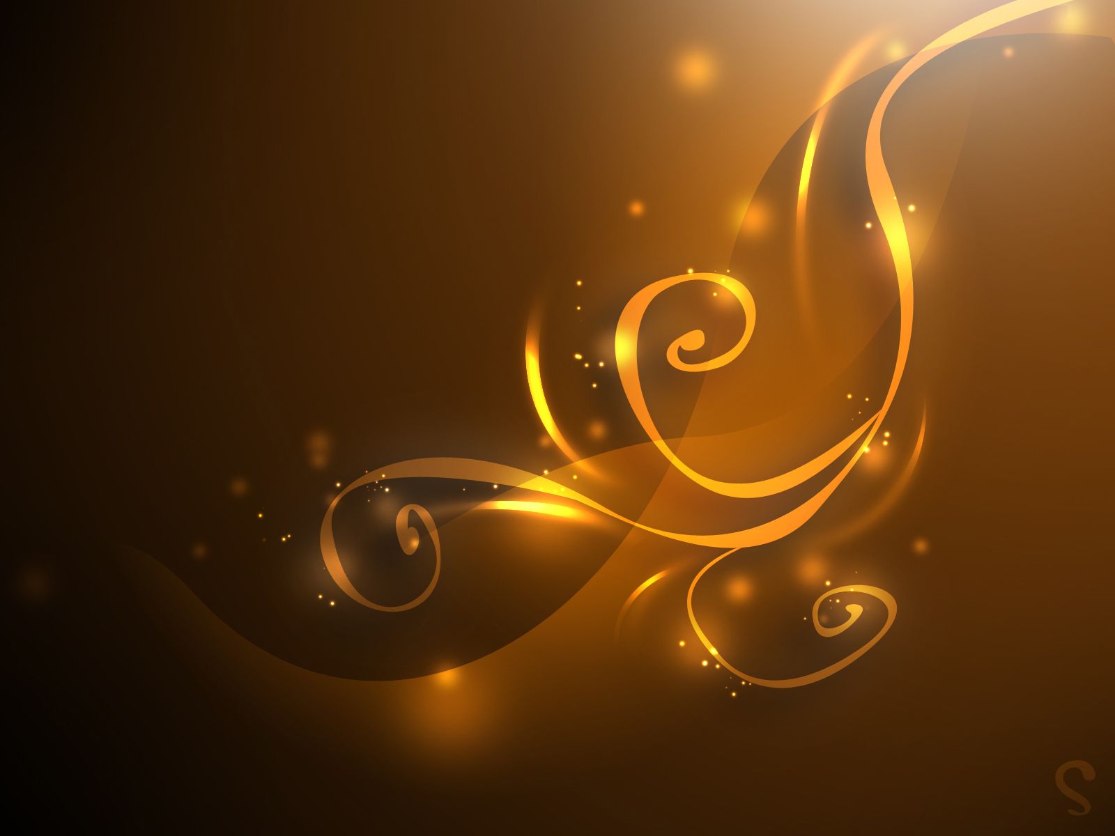 brown gold color gold curves background