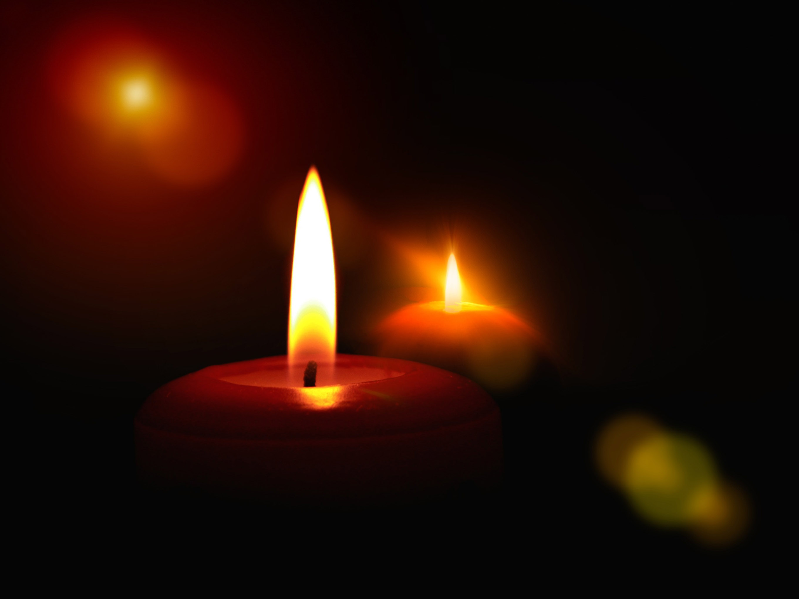 red Candle wallpaper light 