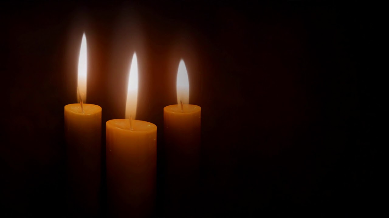 Triple candle powerpoint background 